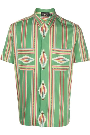 Ralph Lauren Men Shirts - Serape graphic-print cotton shirt - Green