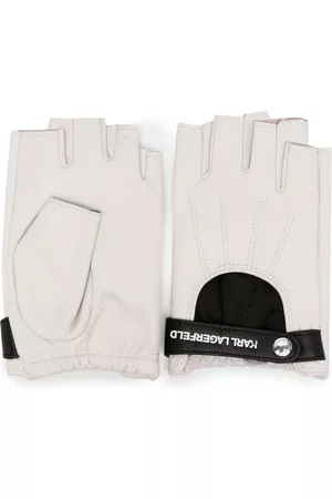 Karl Lagerfeld Women Gloves - K/Essential fingerless gloves - White
