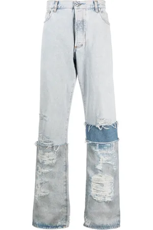 Heron Preston Multi-panel denim jeans