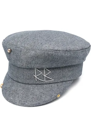 Ruslan Baginskiy Embroidered-logo paperboy cap