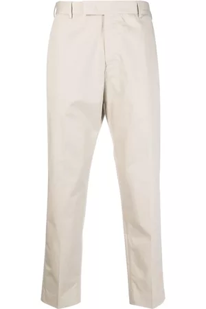 PT Torino Men Formal Pants - Cropped tailored trousers - Neutrals