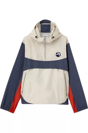 AMBUSH Sports Jackets - Hooded windbreaker jacket - Neutrals