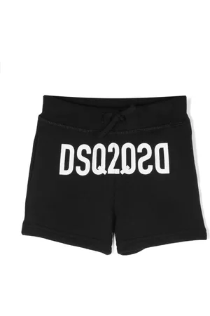 Dsquared2 Boys Shorts - Logo-print cotton shorts - Black