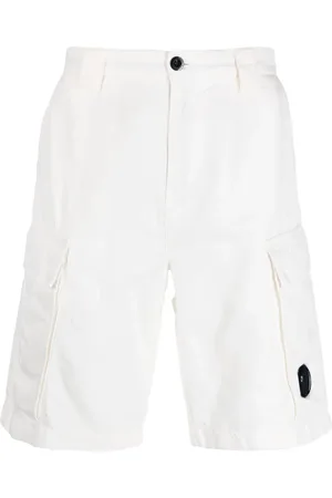 C.P. Company Logo-plaque cargo shorts