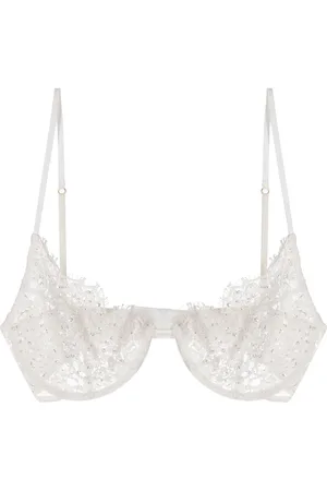 Kiki de Montparnasse Beaded lace demi bra