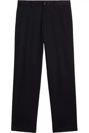 Ami Men Formal Pants - Tailored straight-leg trousers - Black