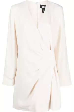 DKNY Women Blazer Dresses - Wrapped blazer dress - Neutrals