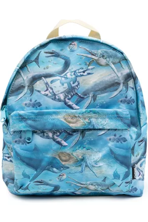 Molo Rucksacks - All-over graphic-print backpack - Blue