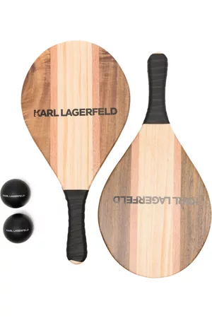 Karl Lagerfeld Women Sportswear - Logo-print beach game set - Brown