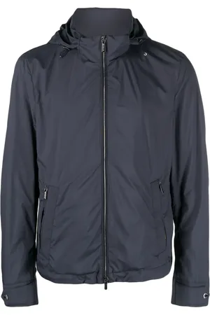 MOORER Long-sleeved hooded jacket