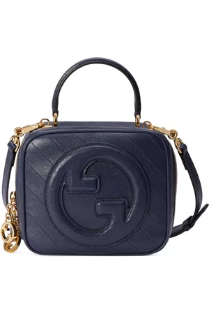 Gucci Women Tote Bags - Blondie logo-patch tote bag - Blue