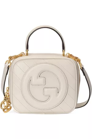 Gucci Women Tote Bags - Blondie logo-patch tote bag - White