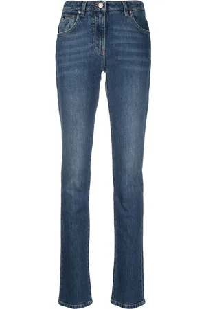 Dolce & Gabbana Washed-denim skinny jeans