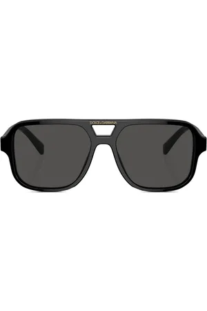 Dolce & Gabbana Logo-print square-frame sunglasses