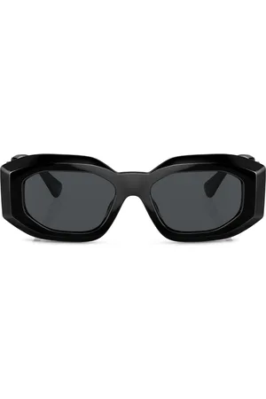 VERSACE Sunglasses - Geometric-frame tinted sunglasses - Black