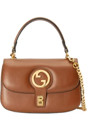 Gucci Women Shoulder Bags - Blondie leather shoulder bag - Brown