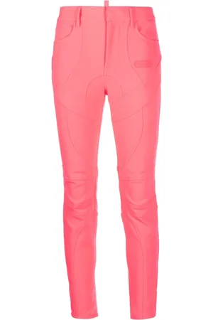Dsquared2 Women Skinny Pants - Panelled skinny trousers - Pink