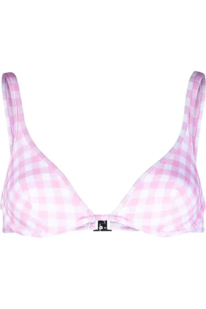 Ephemera Gingham check-pattern bikini top