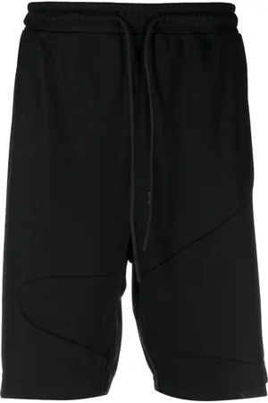 OFF-WHITE Men Sports Shorts - Logo-patch track shorts - Black