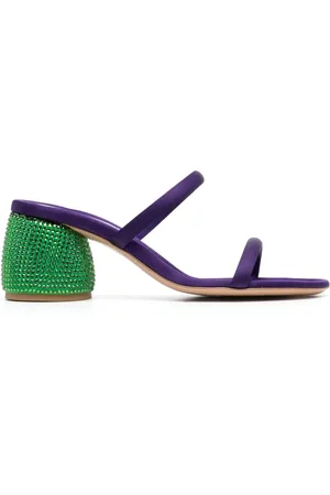 Gianvito Rossi Rhinestone-embellished 75mm sandals
