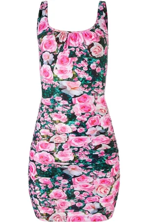 Christopher Kane Women Bodycon Dresses - Rose Garden bodycon minidress - Pink