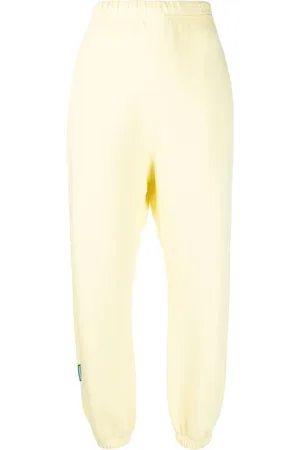 Dsquared2 Women Sweatpants - One Life logo-print cotton track pants - Yellow