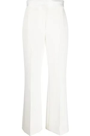 Claudie Pierlot Women Formal Pants - Pleated-belt detail suit trousers - White