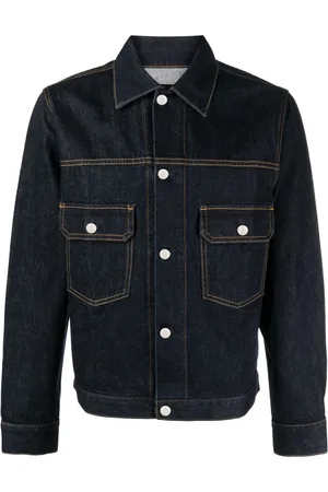 Helmut Lang Men Denim Jackets - Button-up denim jacket - Blue