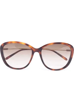 Chloé Eyewear Square-Frame Cut-Out Detail Sunglasses