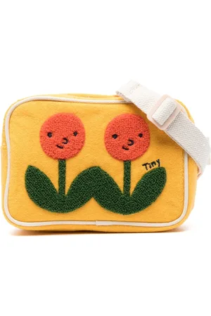 Tiny Cottons Bags - Floral-patch belt bag - Yellow