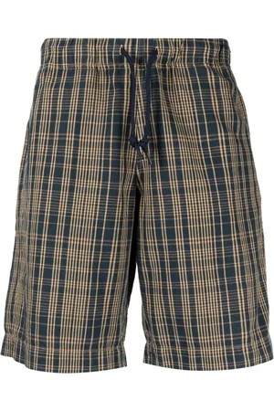 Paul Smith Men Bermudas - Plaid-check print shorts - Green