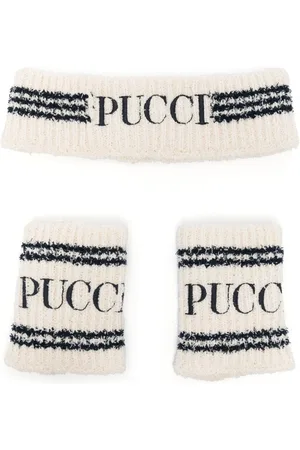 Puccini Women Headbands - Logo-embroidered cotton headband - White