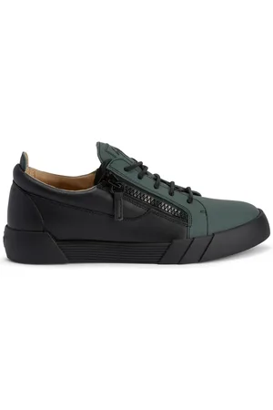 Giuseppe Zanotti Low-top leather zip-up sneakers