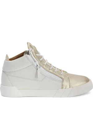 Giuseppe Zanotti High-top leather zip-up sneakers