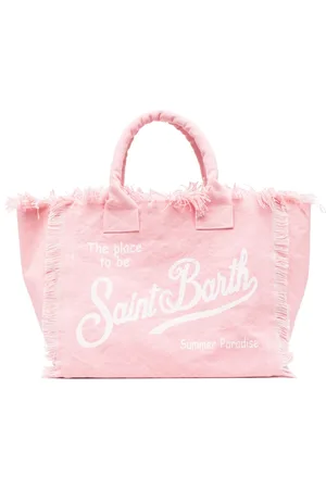 MC2 SAINT BARTH Women Tote Bags - Vanity logo-print tote bag - Pink
