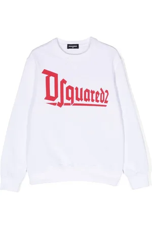 Dsquared2 Boys Hoodies - Relax logo-print sweatshirt - White