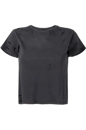 Cynthia Rowley Punch-hole detailing cotton T-shirt