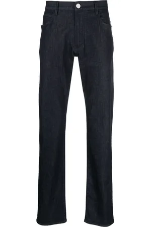 Giorgio Armani Straight-leg dark-wash jeans
