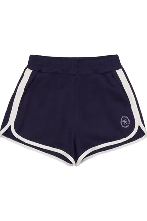 Sporty & Rich Sports Shorts - Logo-embroidered track shorts - Blue