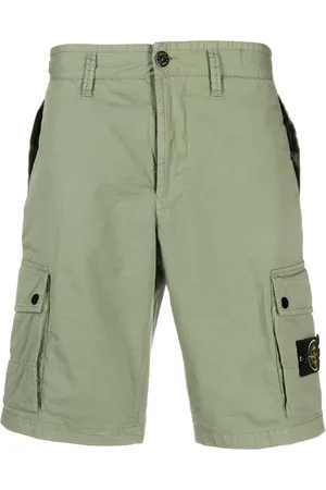 Stone Island Men Shorts - Compass-patch cargo shorts - Green