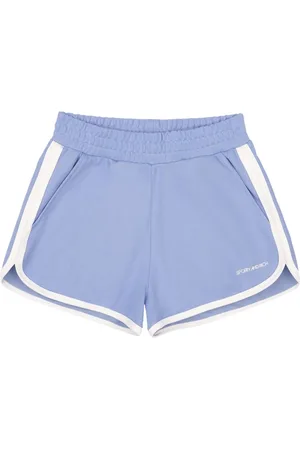 Sporty & Rich Sports Shorts - Logo-print track shorts - Blue