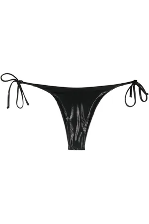 Moschino Women Bikini Bottoms - Side-tie bikini bottoms - Black