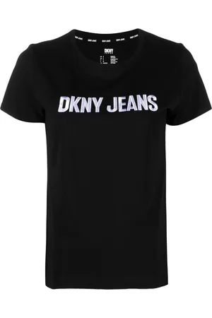 DKNY Short Sleeve Sequin Pocket T-Shirt - Macy's