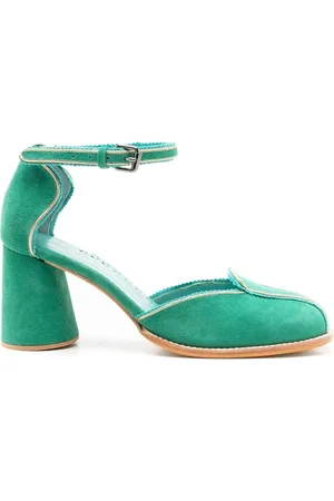 Sarah Chofakian Noell 65mm suede pumps