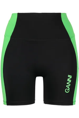 Ganni Active high-waist cycling shorts