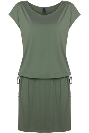 Lygia & Nanny Women Graduation Dresses - Shiva adjustable-waist short dress - Green