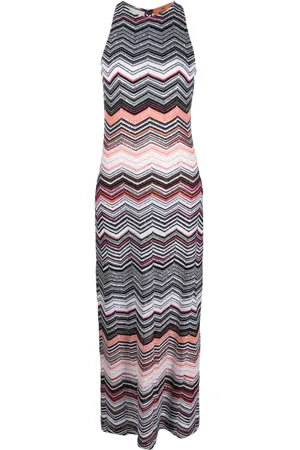 Missoni sequin-embellished Striped ribbed-knit Dress - Farfetch