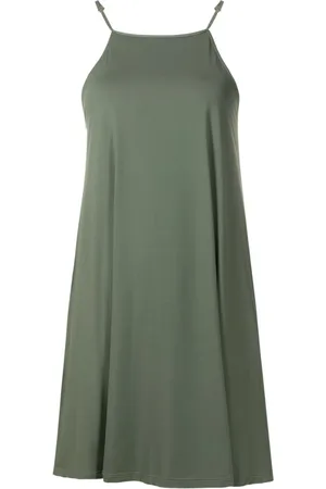 Lygia & Nanny Women Sleeveless Dresses - Isis sleeveless short shift dress - Green