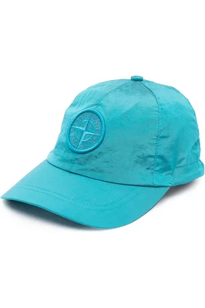 Stone Island Men Caps - Logo-patch adjustable-fit cap - Blue