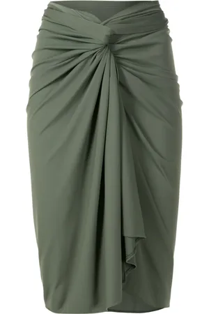 Lygia & Nanny Pareo Orixa wraparound midi skirt